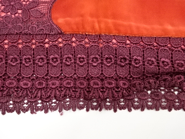  ビロード　レース　ショール